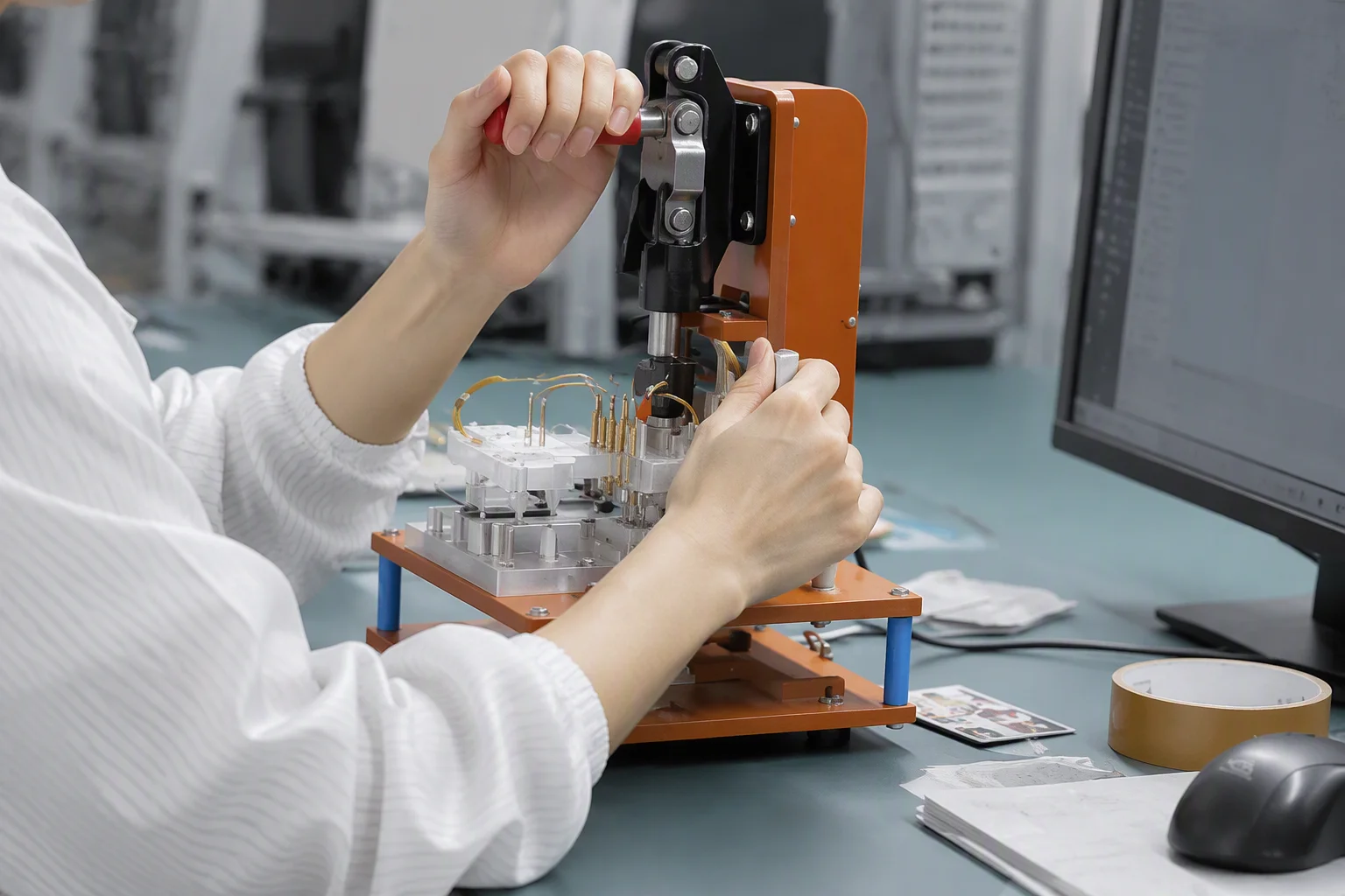 Programmed functional test fixtures and burn-in racks