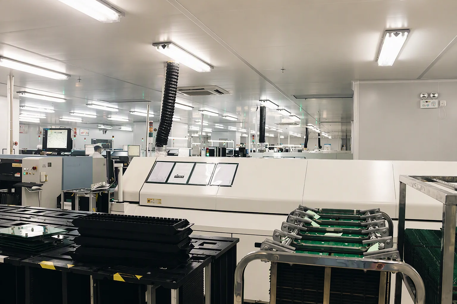 VoltFab SMT power electronics production floor