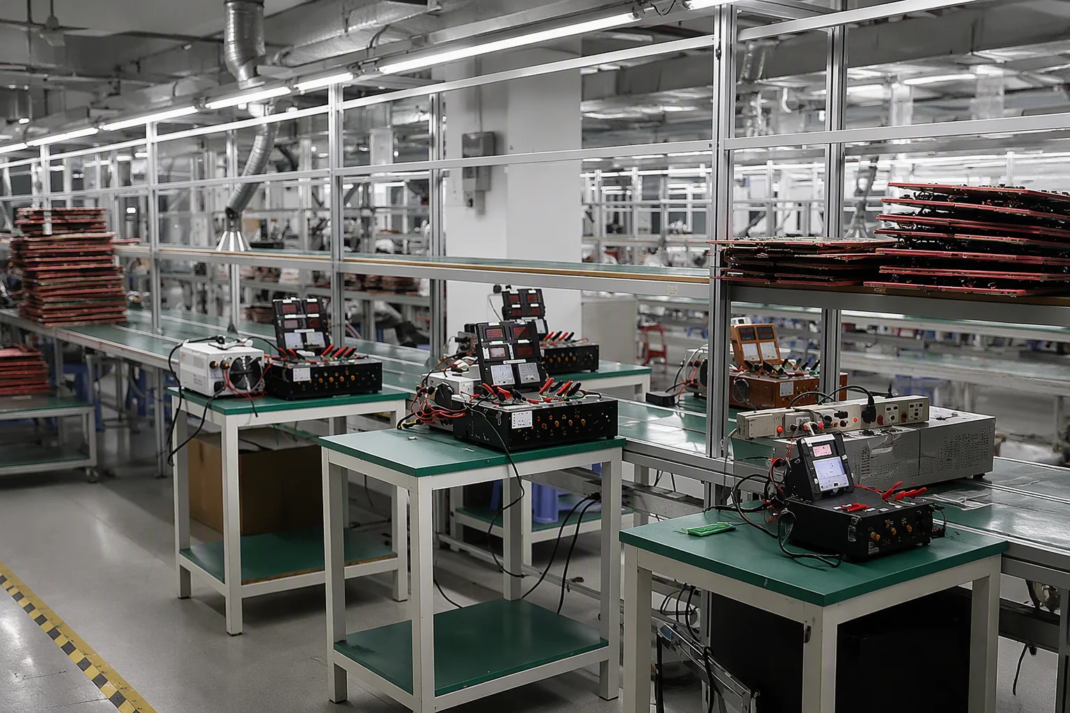 Hi-pot dielectric withstand tester with ground bond bench